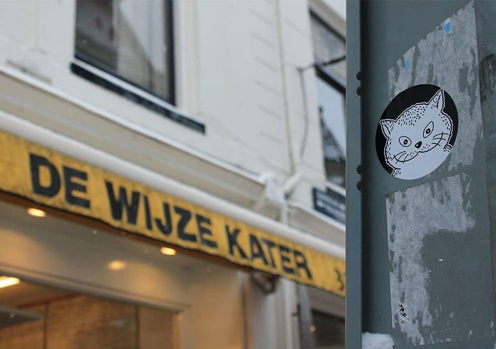 An early Gato sticker in Eindhoven